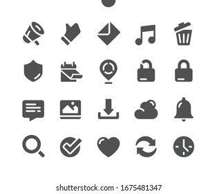 General UI Pixel Perfect Well-crafted Vector Solid Icons 48x48 Ready for 24x24 Grid for Web Graphics and Apps. Simple Minimal Pictogram