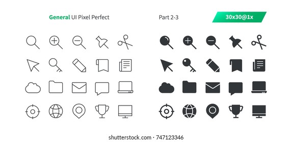 General UI Pixel Perfect Well-crafted Vector Thin Line And Solid Icons 30 1x Grid for Web Graphics and Apps. Simple Minimal Pictogram Part 2-3