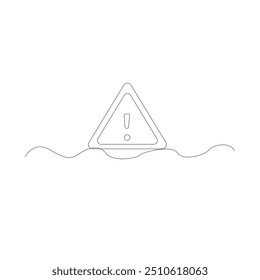 General Warning Attention Sign Alert to Various Safety Hazards