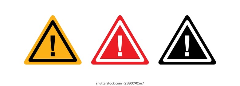 General Warning Attention Sign Alert to Various Safety Hazards