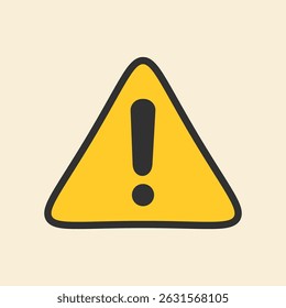 General Warning Signs: Indicates danger or caution. Yellow Triangle Warning Icon with Exclamation Mark