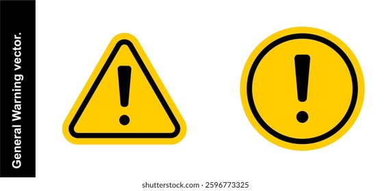 general warning symbol icon pack