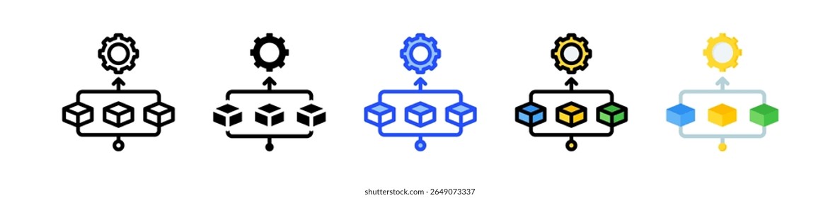 Generalization Icon Collection With Multiple Styles