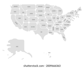 Generalized smooth map of USA