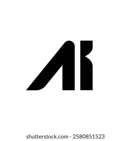 Generate AI, Artificial Intelligence Logo. Ai logo Concept. Vector symbol (AI). Abstract letter Ai logo. This logo icon incorporate with abstract shape in the creative way. It look like letter A and I