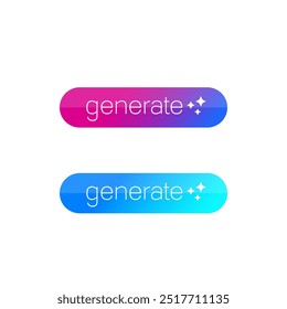 generate with ai buttons design