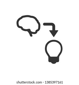 Generate Idea, Brainstorming, idea development icon