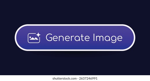 Generate Image Artificial Intelligence Button Sign
