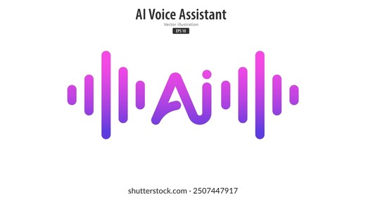 Generate music by AI icon. Artificial intelligence creates music concepts. Machine learning text to generate Musical. UI UX design for app and web. Vector illustration.