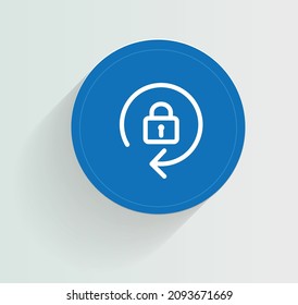 Generate Strong Passwords Icon Vector Design