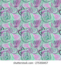 Generated seamless pattern resembling painting texture. Good for wrapping paper or wallpaper for web or clothing prints.