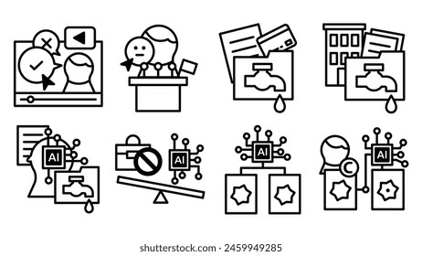 Generación AI se refiere a iconos establecidos.