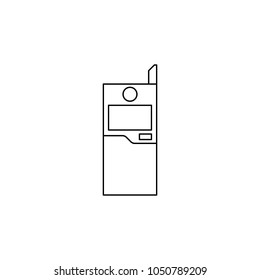 generation phones with a cover icon. Element of generation icon for mobile concept and web apps. Thin line  icon for website design and development, app development. Premium icon on white background