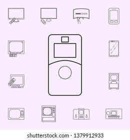 generation phones with a cover without antennas icon. Generation icons universal set for web and mobile