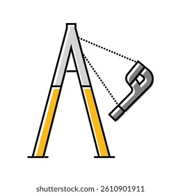 generation swing park kid play color icon vector. generation swing park kid play sign. isolated symbol illustration