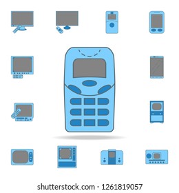 generation without antenna phones color outline icon. One of the collection icons for websites, web design