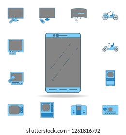generation without frame phones color outline icon. One of the collection icons for websites, web design