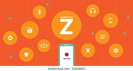 Generation Z Vector Illustration