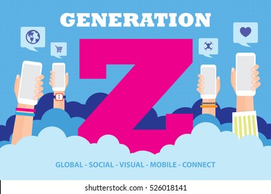 Generation Z Vector Illustration	