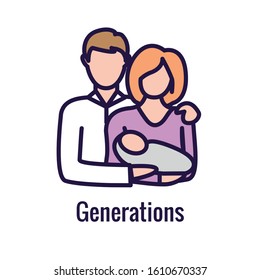 Generational And Retirement Icon Set Showing Considerations For Retirement