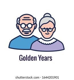 Generational and Retirement Icon set showing considerations for retirement