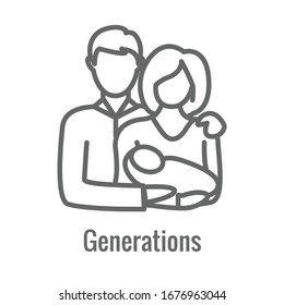 Generational And Retirement Icon Set Showing Considerations For Retirement