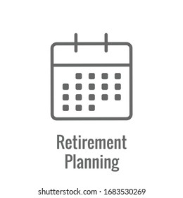 Generational And Retirement Icon Set Showing Considerations For Retirement