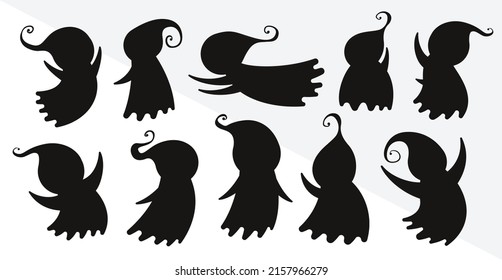 Generations family set Silhouettes Vector