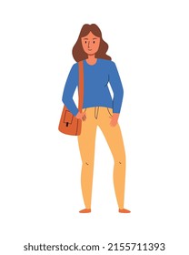 Generaciones de composición de personas con estilo de doodle aislado edad de carácter humano en ilustración vectorial de fondo en blanco
