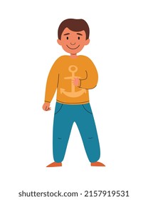 Generations of people composition with isolated doodle style human character age on blank background vector illustration