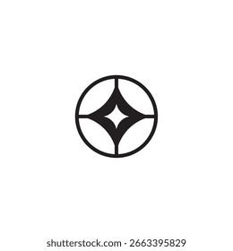 Icono del logotipo del IA generativo con la estrella y el icono cuadrado. Inteligencia artificial e icono de signo de aprendizaje automático. Herramientas para generar a partir del texto. Elemento de icono para App y Web.