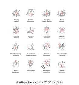 Generative AI Supply Chain Leveraging generative AI algorithms to optimize supply chain processes, from demand forecasting and inventory management to logistics planning and distribution