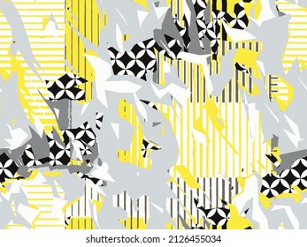 Generative design artwork geos line stripes of tile  vector generated shapes and abstract geometric design seamless useful for web background, poster fine arts, front page covers and digital prints