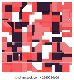 Generative design artwork graphics of bizarre computer vector generated shapes and abstract geometric design elements, useful for web background, poster fine arts, front page covers and digital prints