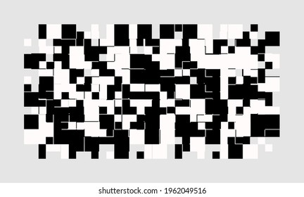 Generative design artwork graphics of bizarre computer vector generated shapes and abstract geometric design elements, useful for web background, poster fine arts, front page covers and digital prints