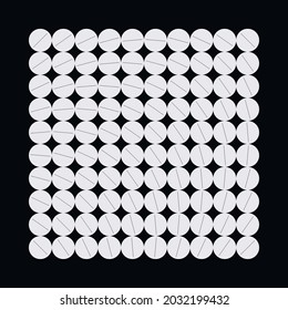 Generative design artwork graphics of bizarre computer vector generated shapes and abstract geometric design elements, useful for web background, poster fine arts, front page covers and digital prints