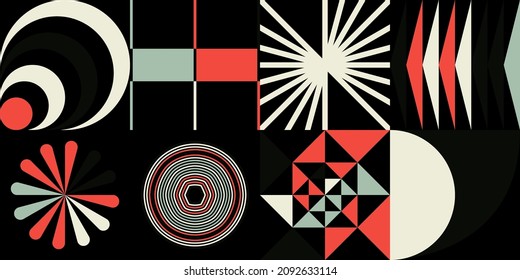 Generative design artwork graphics of bizarre computer vector generated shapes and abstract geometric design elements, useful for web background, poster fine arts, front page covers and digital prints