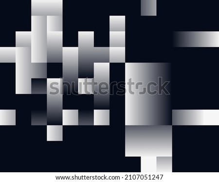 Generative design artwork graphics of bizarre computer vector generated shapes and abstract geometric design elements, useful for web background, poster fine arts, front page covers and digital prints