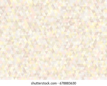 Generative geometric triangle seamless pattern. Vector illustration