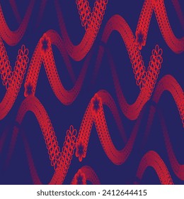 Generative mix color unregular wave abstract colorful background image for banner, poster, design. Backdrop in mix color.
