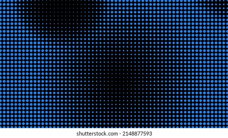 Generative Real Time Art. Screen Media Technology. Code, Digital Creative. Coding Abstract Video Trippy. Mesh LCD Display. Array From Dots. Scale Size Different Hole Space.