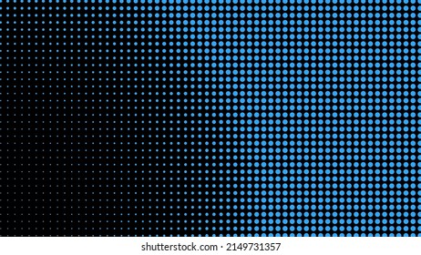 Generative Real Time Art. Screen Media Technology. Code, Digital Creative. Coding Abstract Video Trippy. Mesh LCD Display. Array From Dots. Scale Size Different Hole Space.