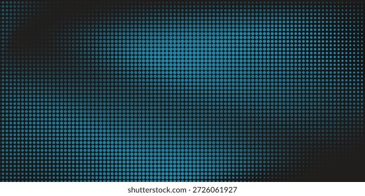 Arte generativo en tiempo real. Tecnología de medios de pantalla. Código, creativo digital. Video Codificando abstracto y trippy. Pantalla LCD de malla. Array de puntos. Tamaño de escala diferente espacio de agujero.