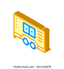 generator building equipment isometric icon vector. generator building equipment sign. isolated symbol illustration