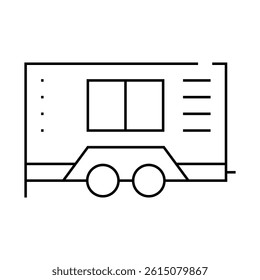 generator building equipment line icon vector. generator building equipment sign. isolated contour symbol black illustration