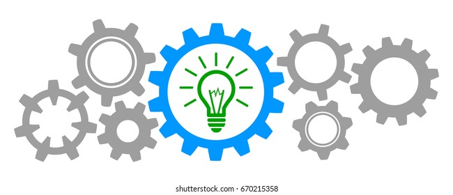 Generator business idea - vector