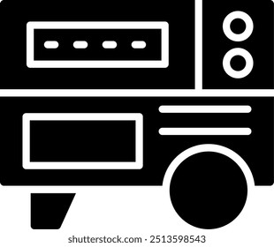 Generator Glyph Vector Icon Design