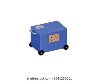 generator icon 3d illustration render