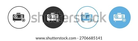 Generator icon Logo Template Design set