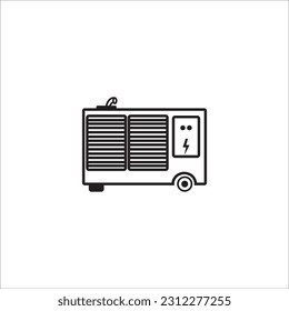 generator icon logo vector design